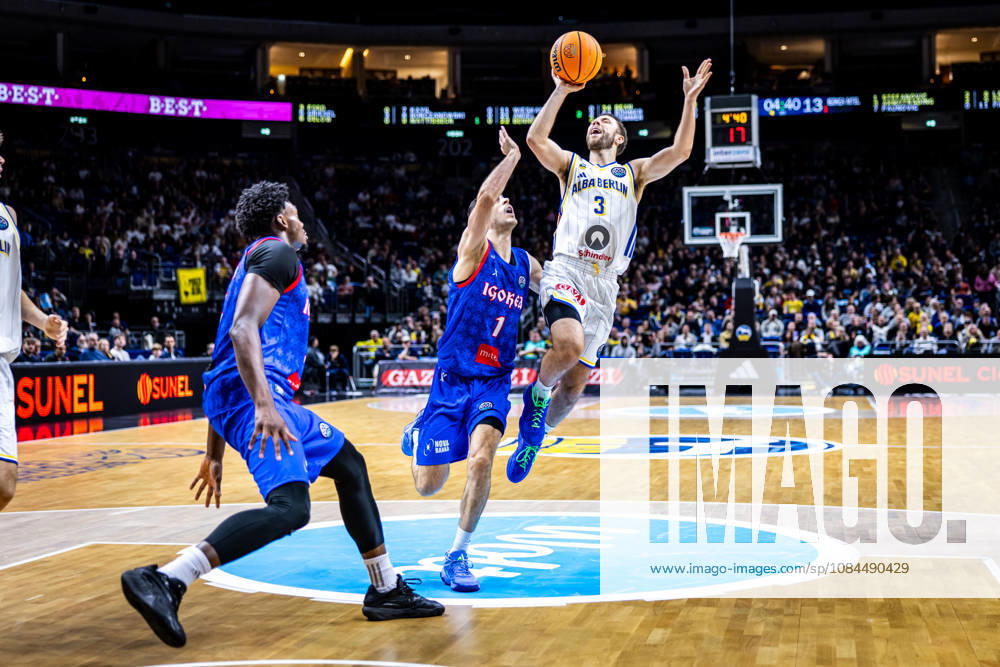 Basketball Berlin, October 13, 2026; 2026–2027 Season; FIBA BCL Regular Season, Group G; Basketball Champions League; Alba Berlin vs. Igokea M. Tel. Aleksandrovac; Jordan Ford (Alba Berlin, No. 03); Lazar Stefanovic (Igokea, No. 01)