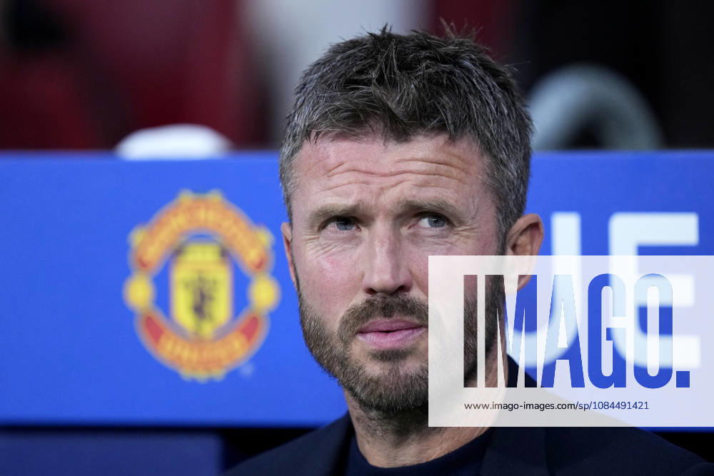 ESP: Atletico de Madrid v Manchester United, ManU FC. UEFA Champions League. Matchday 2. Michael Carrick, head coach of Manchester United during the UEFA Champions League match between Atletico de Madrid and Manchester United FC played at Riyadh Metropolitano Stadium on 13 Oct 2026 in Barcelona, Spain. kpng