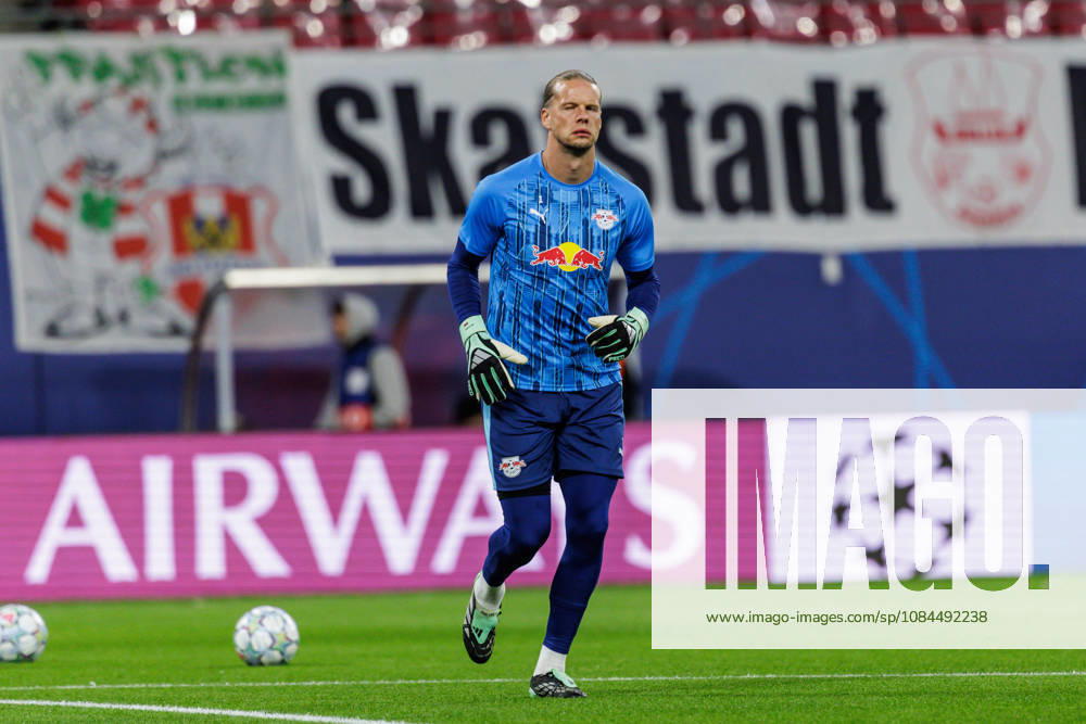 GER, Soccer, Men s, 2026–2027 UEFA Champions League, RB Leipzig vs. PSV Eindhoven, Oerjan Nyland, RB Leipzig 0, during warm-ups, Leipzig Red Bull Arena, Saxony, Germany
