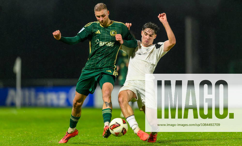 Soccer Season 2026–2027 Bavarian Regional League Matchday 14 SC Eltersdorf vs. SV Wacker Burghausen JoTe Tom Feulner 23, SC Eltersdorf Noah Wagner 8, SV Wacker Burghausen