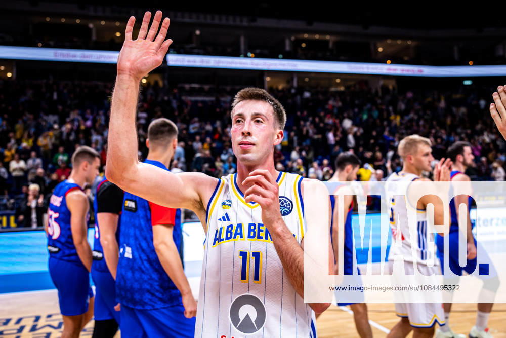 Basketball Berlin, October 13, 2026; 2026–2027 Season; FIBA BCL Regular Season, Group G; Basketball Champions League; Alba Berlin; Igokea M. Tel. Aleksandrovac; Joe Wieskamp; Alba Berlin, No. 11
