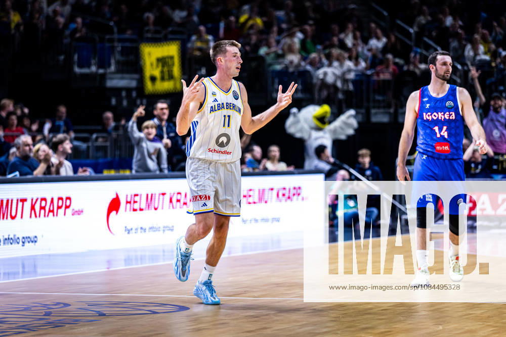 Basketball Berlin, October 13, 2026; 2026–2027 Season; FIBA BCL Regular Season, Group G; Basketball Champions League; Alba Berlin; Igokea M. Tel. Aleksandrovac; Joe Wieskamp; Alba Berlin, No. 11