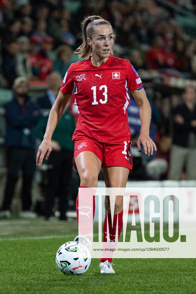 SION, SWITZERLAND, OCTOBER 13 : Lia Wälti of Switzerland in action during the FIFA Women s World Cup 2027 Women s European Qualifiers Play-offs game between Switzerland and Israel at Stade de Tourbillon on October 13, 2026 in Sion, Switzerland.