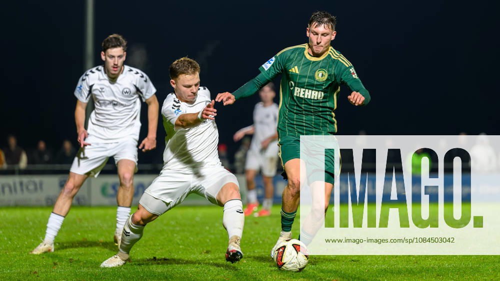 Soccer Season 2026–2027 Bavarian Regional League Matchday 14 SC Eltersdorf vs. SV Wacker Burghausen JoTe Noa Gabriel Simic 16, SV Wacker Burghausen Jannis Turtschan 23, SV Wacker Burghausen Marco Niedermayer 16, SC Eltersdorf