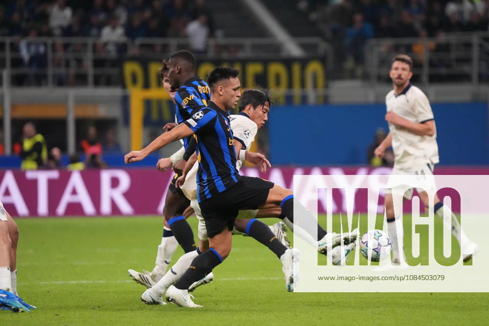 IPA89652458 - Lautaro Martinez, during the Champions League soccer match between FC Internazionale and Club Brugge KV at the Giuseppe Meazza Stadium in Milan on October 13, 2026.