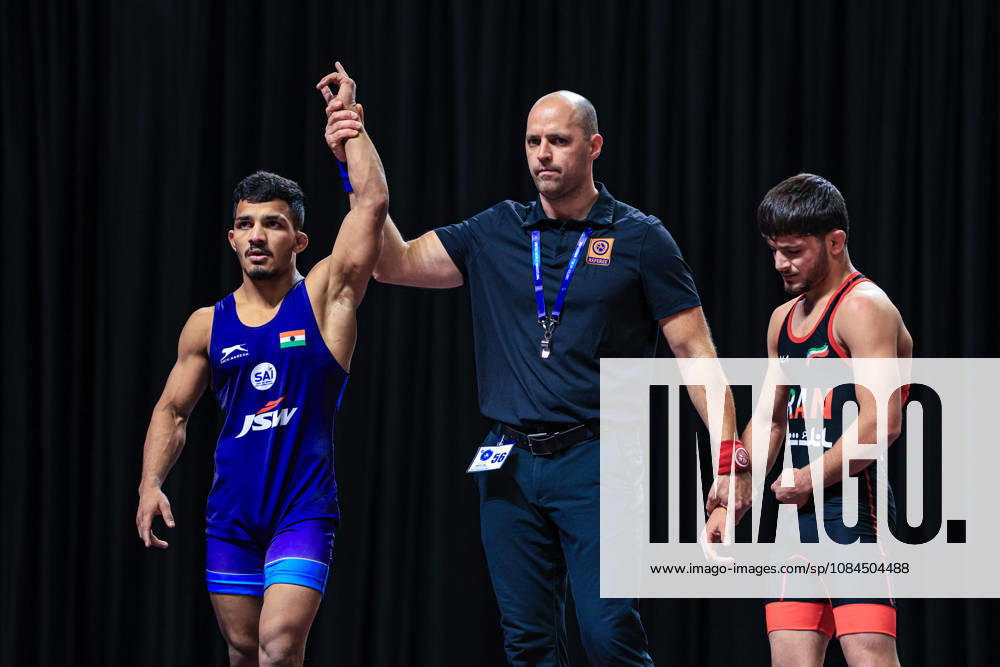 U23 World Championships, 55 kg Greco-Roman: Vishvajit Ramchandra More (IND) vs. Armin Saadi Shamsipourhaji (IRI)