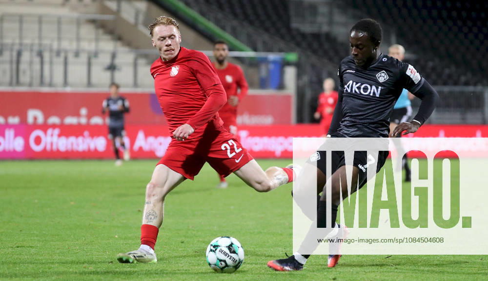 Men s, Soccer, 2026–2027 Season, 3rd Division, Matchday 9: TSV Havelse vs. FC Würzburger Kickers; from left: Leon Sommer, Deiss (TSV Havelse), Eliot Muteba (FC Würzburger Kickers); Hannover, Eilenriedestadion, Lower Saxony, Germany