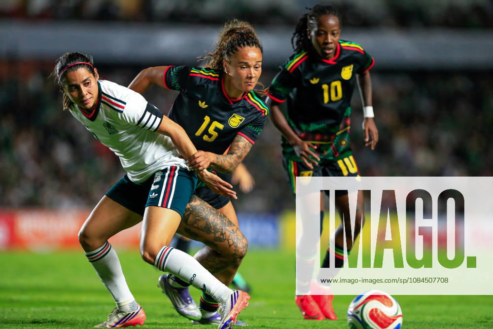 MEXICAN WOMEN S NATIONAL TEAM MEXICO VS. JAMAICA, INTERNATIONAL FRIENDLY, 10 13 2026, QUERÉTARO, MEXICO Action photo of Kenti Robles (L) of Mexico and Natasha Thomas (R) of Jamaica during an international friendly match at the Estadio Corregidora in Querétaro, Mexico. PHOTO BY IMAGENSHOP AGENCIA FOTOGRAFICA QUERÉTARO, QUERÉTARO, MEXICO