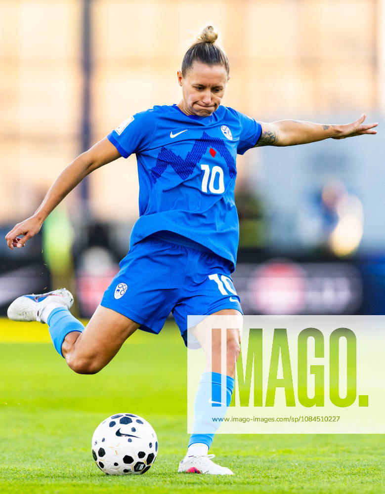 SOCCER - FIFA World Cup, WM, Weltmeisterschaft, Fussball - Women s Qualifiers - Slovenia vs. Turkey Photo by IPA ABACAPRESS.COM89666609 - Dominika Conc of Slovenia (SLO) during a soccer match between Slovenia (SLO) and Turkey (TUR) in Round 1 of the Playoffs of the 2027 FIFA Women s European Qualifiers at Domzale Stadium, Domzale, Slovenia, on October 13, 2026. Photo by Nik Moder Moder Photo Agency during the Women s Qualifiers—Slovenia vs. Turkey, a FIFA World Cup match on October 13, 2026