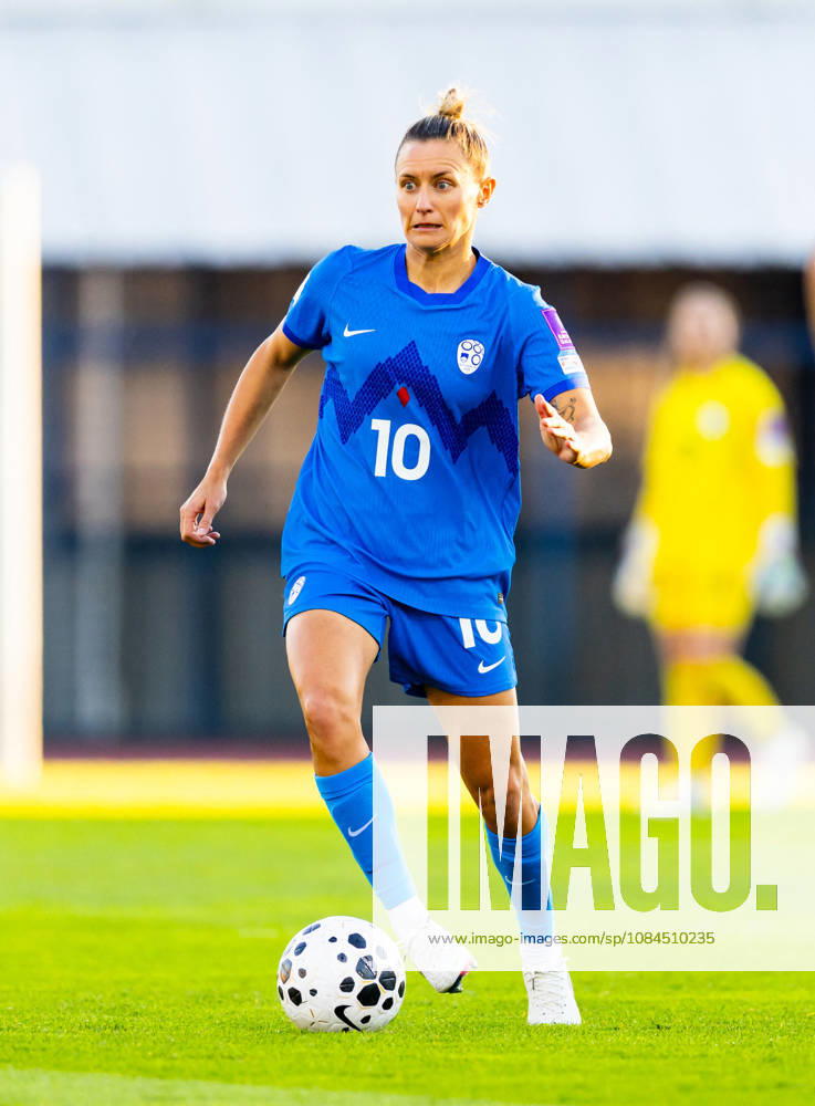 SOCCER - FIFA World Cup, WM, Weltmeisterschaft, Fussball - Women s Qualifiers - Slovenia vs. Turkey Photo by IPA ABACAPRESS.COM89666613 - Dominika Conc of Slovenia (SLO) during a soccer match between Slovenia (SLO) and Turkey (TUR) in Round 1 of the Playoffs of the 2027 FIFA Women s European Qualifiers at Domzale Stadium, Domzale, Slovenia, on October 13, 2026. Photo by Nik Moder Moder Photo Agency during the Women s Qualifiers—Slovenia vs. Turkey, a FIFA World Cup match on October 13, 2026
