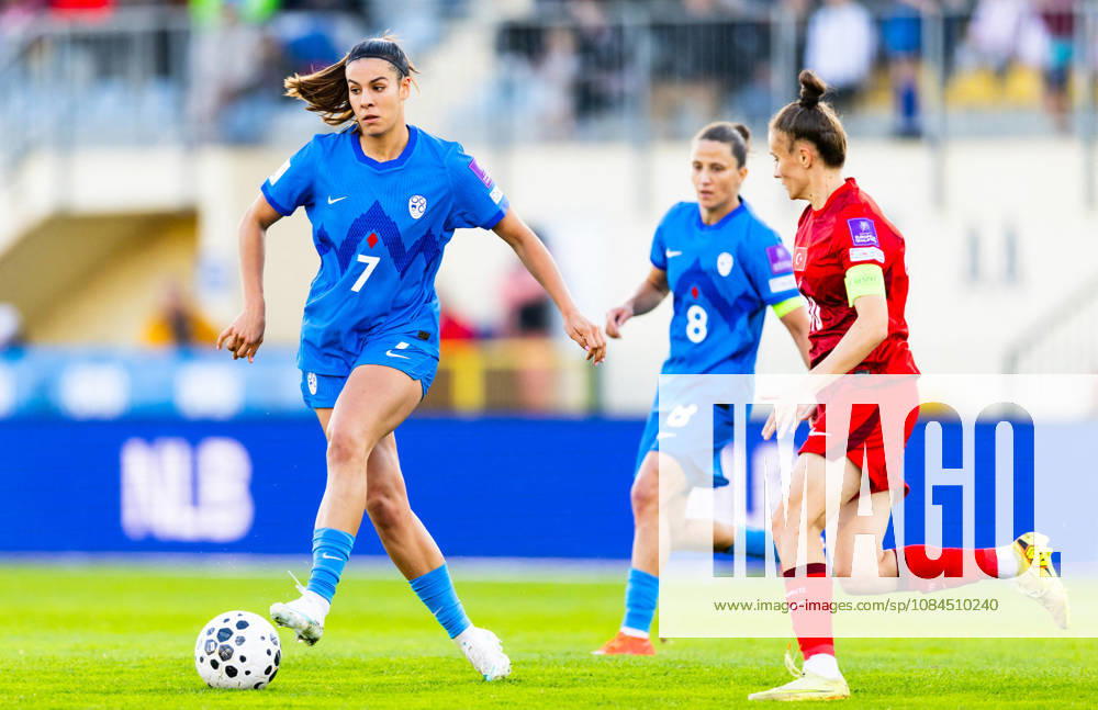 SOCCER - FIFA World Cup, WM, Weltmeisterschaft, Fussball - Women s Qualifiers - Slovenia vs. Turkey Photo by IPA ABACAPRESS.COM89666619 - Nina Kajzba of Slovenia (SLO) during a soccer match between Slovenia (SLO) and Turkey (TUR) in Round 1 of the Playoffs of the 2027 FIFA Women s European Qualifiers at Domzale Stadium, Domzale, Slovenia, on October 13, 2026. Photo by Nik Moder Moder Photo Agency during the Women s Qualifiers—Slovenia vs. Turkey, a FIFA World Cup match on October 13, 2026