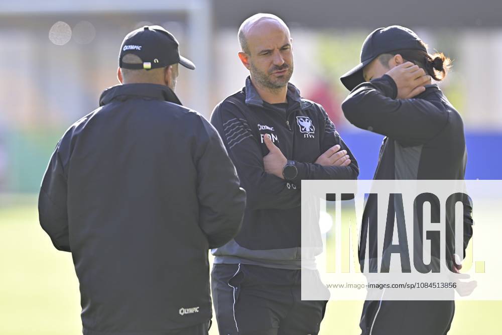 Sint-Truidense VV v Iberia Tbilisi - UEFA Conference League Media Activities 14 10 2026 SINT-TRUIDEN, BELGIUM - OCTOBER 14 : De Meyer Frederic head coach of Sint-Truidense VV pictured during a training session ahead of the UEFA Conference League 2026 27 first qualifying round between Sint-Truidense VV and Iberia Tbilisi on October 14, 2026 in Sint-Truiden, Belgium, 14 10 2026 Sint-Truiden Belgium