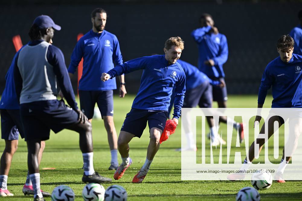 KAA Gent v AGF Aarhus - UEFA Conference League Media Activities 14 10 2026 GENT, BELGIUM - OCTOBER 14 : Dean Max Jimmy forward of KAA Gent pictured during a training session ahead of the UEFA Conference League 2026 27 League Phase matchday 1 match between KAA Gent and AGF Aarhus on October 14, 2026 in Gent, Belgium, 14 10 2026 Gent Belgium