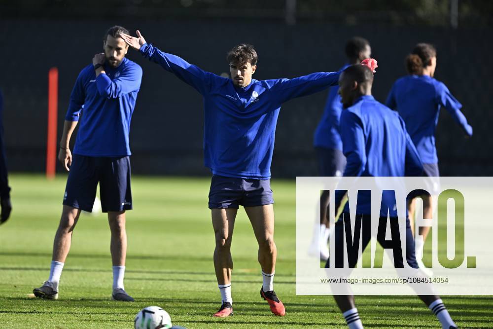 KAA Gent v AGF Aarhus - UEFA Conference League Media Activities 14 10 2026 GENT, BELGIUM - OCTOBER 14 : Tiago Alves Araujo Felipe defender of KAA Gent pictured during a training session ahead of the UEFA Conference League 2026 27 League Phase matchday 1 match between KAA Gent and AGF Aarhus on October 14, 2026 in Gent, Belgium, 14 10 2026 Gent Belgium