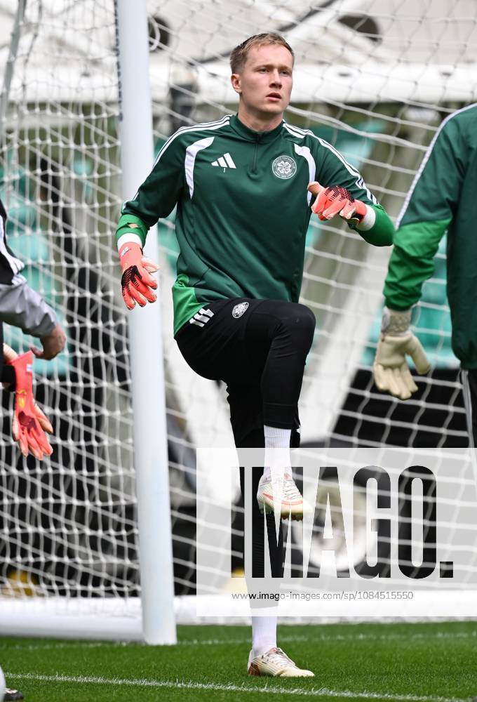 Viljami Sinisalo of Celtic training this morning. Celtic FC Team Training, Football, Celtic Park, Parkhead, Glasgow, Scotland, UK - 14 Oct 2026Glasgow Celtic Park Scotland United Kingdom