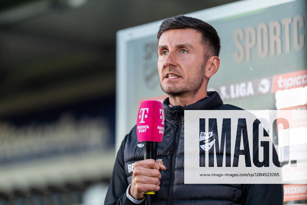 Interview with Head Coach Orest Shala on Magenta Sport GER, SC Verl vs. SSV Jahn Regensburg, Soccer, 3rd Division, Matchday 9, 2026–2027 Season, October 14, 2026 DFL regulations prohibit the use of photographs as image sequences and or quasi-video GER, SC Verl vs. SSV Jahn Regensburg, Soccer, 3rd League, Matchday 9, 2026–2027 season, October 14, 2026, Verl