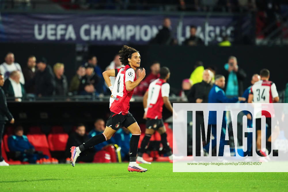 UEFA Champions League: Feyenoord Rotterdam v Como 1907 Rotterdam - Gjivai Zechiel of Feyenoord during the MD 2 League Phase competition round of the 2026 2027 UEFA Champions League season. The match is set between Feyenoord Rotterdam and Como 1907 at Stadion Feijenoord on 14 October 2026 in Rotterdam, Netherlands.
