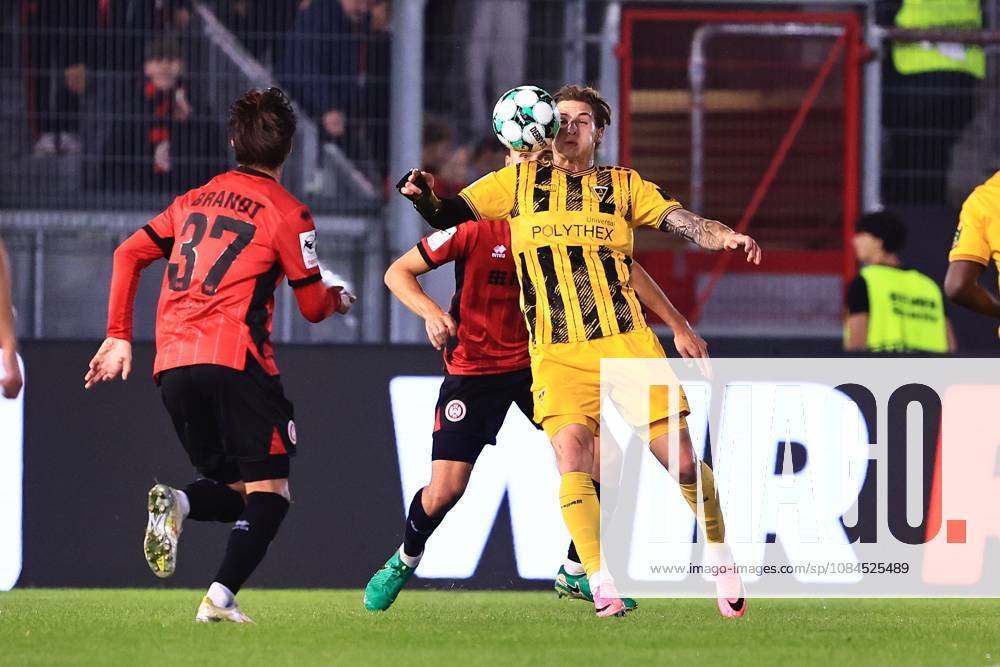 Daniel Starodid Alemannia Aachen, 09 on the Ball GER, SV Wehen Wiesbaden vs. Alemannia Aachen, Soccer, 3rd Division, Matchday 9, 2026–2027 Season, October 14, 2026 DFB regulations prohibit any use of photographs as image sequences and or quasi-video GER, SV Wehen Wiesbaden vs. Alemannia Aachen, Soccer, 3rd Division, Matchday 9, 2026–2027 Season, October 14, 2026, Wiesbaden