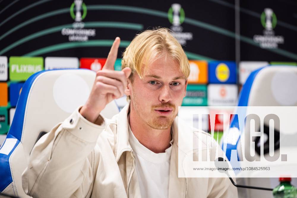 SPLIT - Julian Brandt of Ajax during a press conference, PK, Pressekonferenz the day before the Conference League match between Hadjuk Split and Ajax at the Poljud Stadium. SONNY LENSEN ANP ANPxSportx IVx 572434938 originalFilename: 572434938