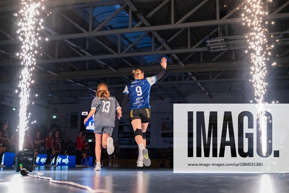 HSG Blomberg Lippe GER vs. HC Leipzig GER, Handball, Women s Handball Bundesliga 1, Matchday 6, 2026–2027 Season, Blomberg, October 14, 2026—Nieke Kuehne of HSG Blomberg Lippe, at 9 a.m. during the warm-up at the Blomberg Synflex Arena on Ulmenallee, Germany