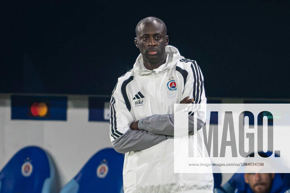 Coach Yaya TourÃ during UEFA Champions league match , SK Slovan Bratislava - VFB Stuttgart , 14. october 2026, Tehelne pole Stadium, Bratislava, Slovakia