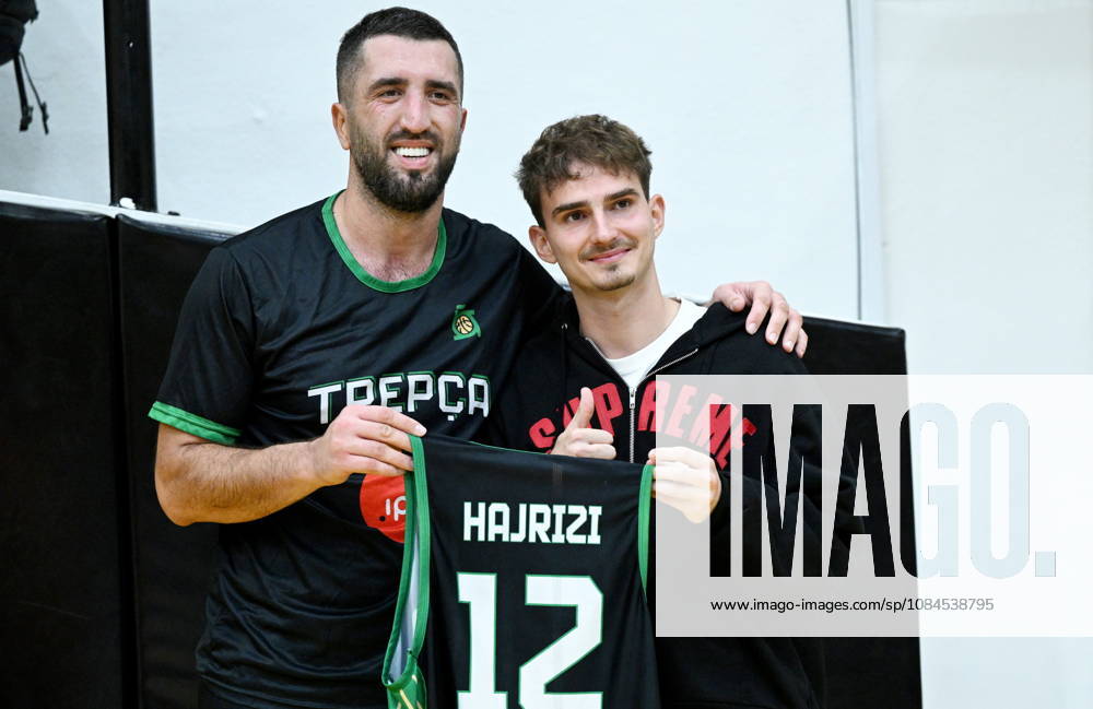 Croatia, Split, 14.10.2026. KK Split basketball hall. Basketball match FIBA ??Europe Cup, KK Split - BC Trepca. In the photo: Adrion Pajaziti and Drilon Hajrizija. Photo: Tom Dubravec CROPIX Split CROATIA
