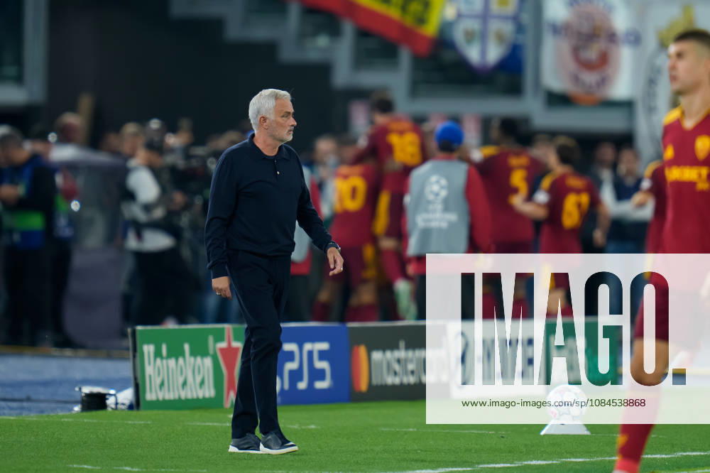 AS Roma v Real Madrid C.F. - UEFA Champions League 2026 27 League Phase MD2 Jose Mourinho Head Coach of Real Madrid CF looks on during the AS Roma v Real Madrid C.F. - UEFA Champions League 2026 27 League Phase MD2 at Stadio Olimpico on October 14, 2026 in Rome, Italy Rome Stadio Olimpico Lazio Italy