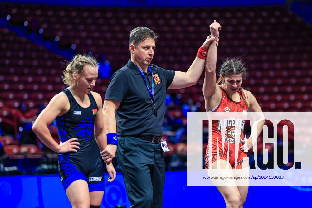 U23 World Championships, 59 kg, Women s Weight Class: Camila Agustina Amarilla (ARG) defeated Marta Hetmanava (BLR)