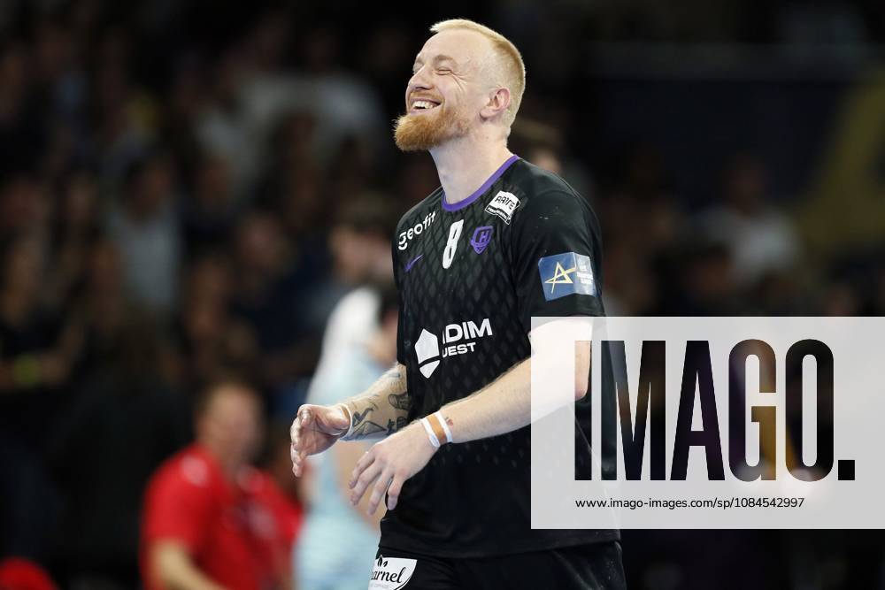 Handball - Champions League - Nantes vs Melsungen Rene ANTONSEN of MT Melsungen during the EHF Champions League, handball match between HBC Nantes and MT Melsungen on 14 October 2026 at H Arena in Nantes, France - Photo Julien Kammerer NantesFrance