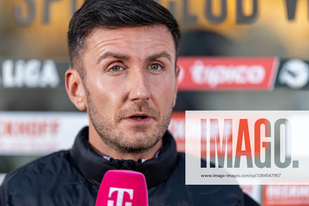 Interview with Head Coach Orest Shala on Magenta Sport GER, SC Verl vs. SSV Jahn Regensburg, Soccer, 3rd Division, Matchday 9, 2026–2027 Season, October 14, 2026 DFL regulations prohibit the use of photographs as image sequences and or quasi-video GER, SC Verl vs. SSV Jahn Regensburg, Soccer, 3rd League, Matchday 9, 2026–2027 season, October 14, 2026, Verl