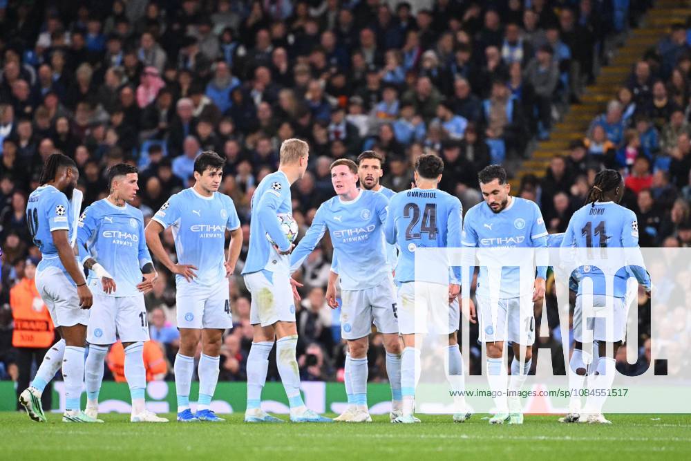 Khusanov, Abdukodir, Haaland, Erling, Anderson, Elliot, Diaz, Ruben, Gvardiol, Josko, Cherki, Rayan FOOTBALL CHAMPIONS LEAGUE 2026 MANCHESTER CITY PSG 2-4 ETIHAD STADIUM MANCHESTER, ENGLAND 14-10 2026 Franck Faugère Manchester Etihad Stadium GermanyxJapanxUKxFrancexBelgiumxOUT