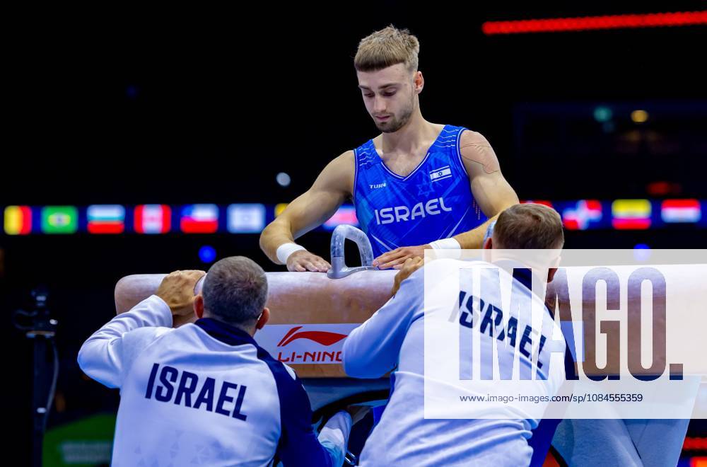 ROTTERDAM - Ilia Liubimov of the Israeli gymnastics team during podium training at the World Championships in Ahoy Rotterdam. IRIS VAN DEN BROEK ANP ANPxSportx IVx 572515237 originalFilename: 572515237