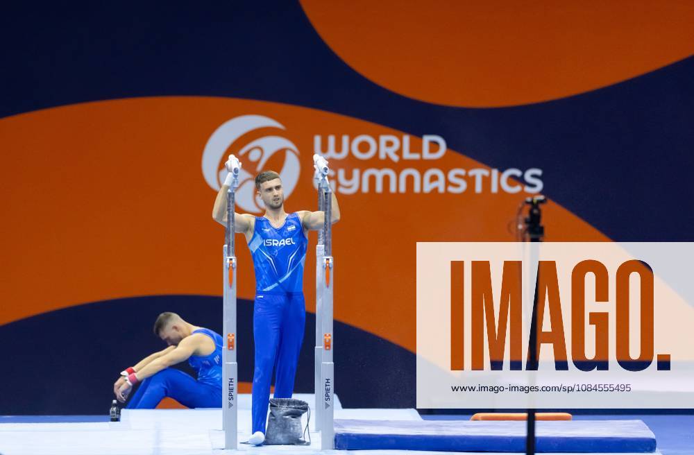 ROTTERDAM - Ilia Liubimov of the Israeli gymnastics team during podium training at the World Championships in Ahoy Rotterdam. IRIS VAN DEN BROEK ANP ANPxSportx IVx 572516184 originalFilename: 572516184