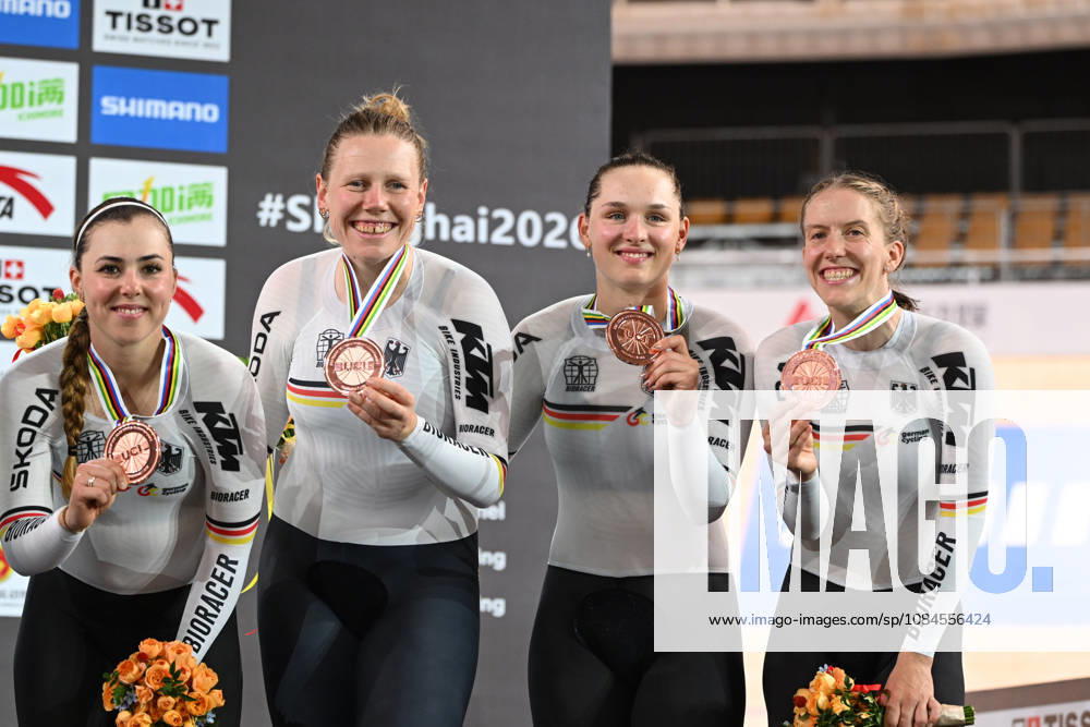 World Championships Elite Women Track; Giornata 02; 2026, Germany; Brautigam, Messane; Brausse, Franziska; Kelin, Lisa; Kroger, Mieke; Shanghai - Velodromo;