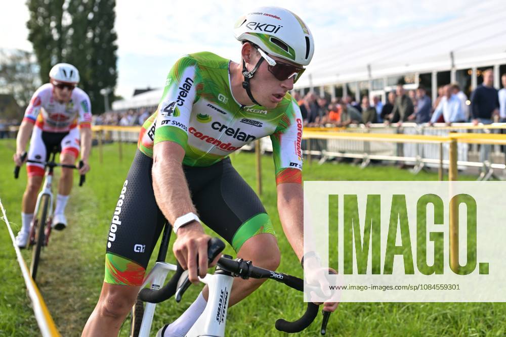 Belgium s Joran Wyseure pictured in action during the men elite race of the Kermiscross cyclocross cycling event, on Thursday 15 October 2026, in Ardooie. DAVIDxPINTENS x189896144x