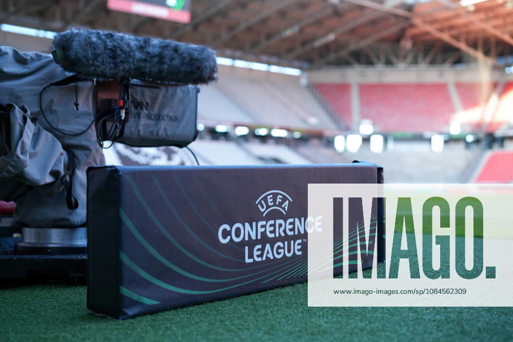 Crest, Logo, Media, Broadcast, Camera, Live Stream, Germany, Soccer, UEFA Conference League, Matchday 1, Group Stage, 2026–2027, SC Freiburg vs. FK Jablonec, October 15, 2026, Europa-Park Stadium, Freiburg, Freiburg, Europa-Park Stadium, Baden-Württemberg, Germany