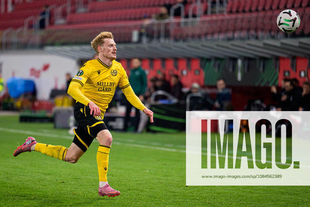 Martin Agnarsson of Mjällby during the UEFA Conference League soccer match between Mjällby and Inter Club d Escaldes on October 15, 2026 in Helsingborg. Photo by Christoffer Borg Mattisson, BILDBYRÅN COP 261 CB0562 soccer football fotball UEFA Conference League Conference League Mjällby in BBENG soccer football fotball UEFA Conference League Conference League Mjällby in BBENG