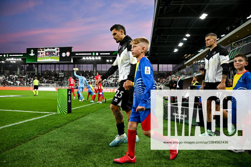 LUGANO, SWITZERLAND OCTOBER 15 Uran Bislimi of FC Lugano takes the field during the UEFA Conference League 2026–27 Group Stage Matchday 1 match between FC Lugano and FK Crvena Zvezda at Lugano Arena on October 15, 2026, in Lugano, Switzerland, Lugano, Lugano Arena, Ticino, Switzerland