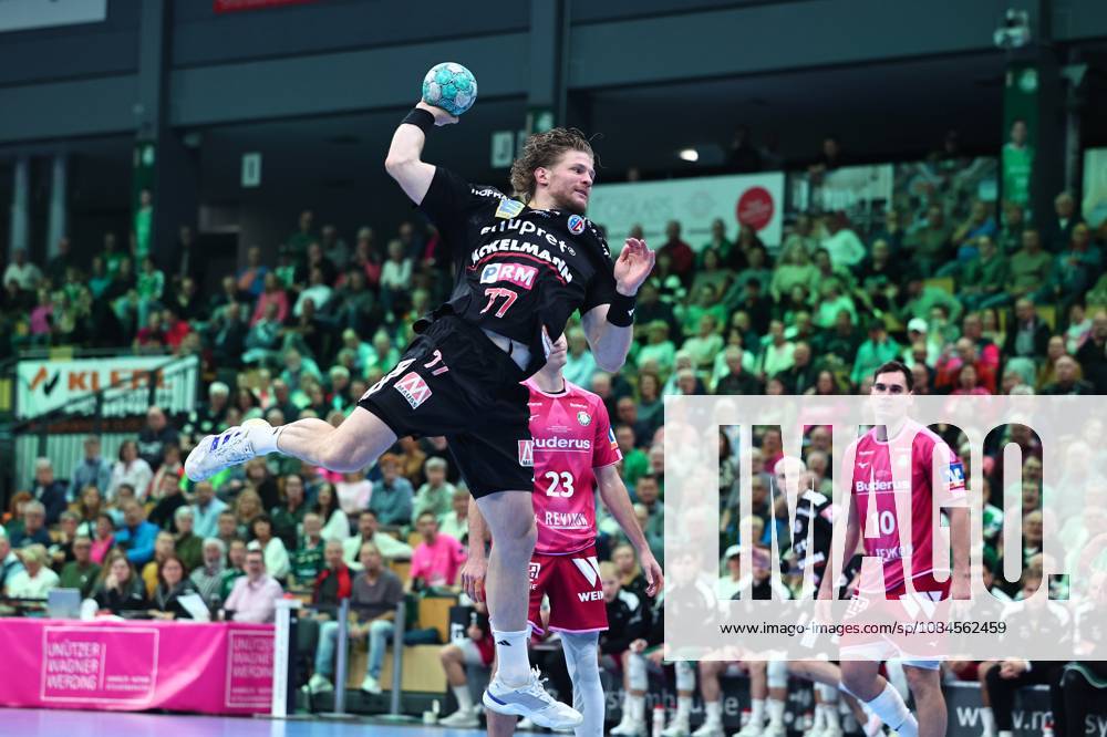 Goal by Maciej Gebala of HC Erlangen, 77 GER, HSG Wetzlar vs. HC Erlangen, Handball, Opel Handball Bundesliga, Matchday 9, 2026–2027 Season, October 15, 2026, GER, HSG Wetzlar vs. HC Erlangen, Handball, Opel Handball Bundesliga, Matchday 9, 2026–2027 season, October 15, 2026, Wetzlar