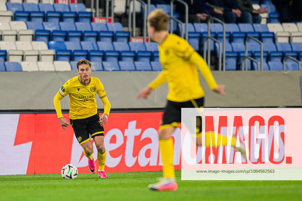 Villiam Granath of Mjällby during the UEFA Conference League soccer match between Mjällby and Inter Club d Escaldes on October 15, 2026 in Helsingborg. Photo by Christoffer Borg Mattisson, BILDBYRÅN COP 261 CB0562 soccer football fotball UEFA Conference League Conference League Mjällby in BBENG soccer football fotball UEFA Conference League Conference League Mjällby in BBENG
