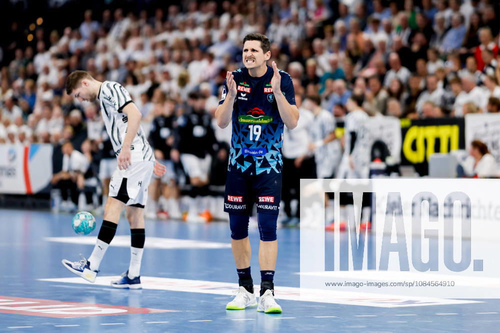 Kiel, October 15, 2026; Handball, 1st Bundesliga 2026–27, THW Kiel vs. Rhein-Neckar Löwen; Marius Steinhauser, Rhein-Neckar Löwen, 19