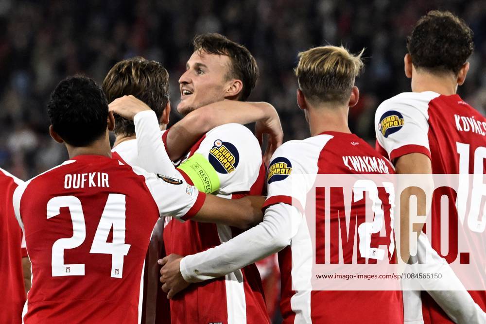 ALKMAAR - 1-0 Peer Koopmeiners during the Europa League match between AZ Alkmaar and Hapoel Beer-Sheva at the AFAS Stadium on October 15, 2026 in Alkmaar, the Netherlands. OLAF KRAAK ANP ANPxSportx IVx 572543208 originalFilename: 572543208