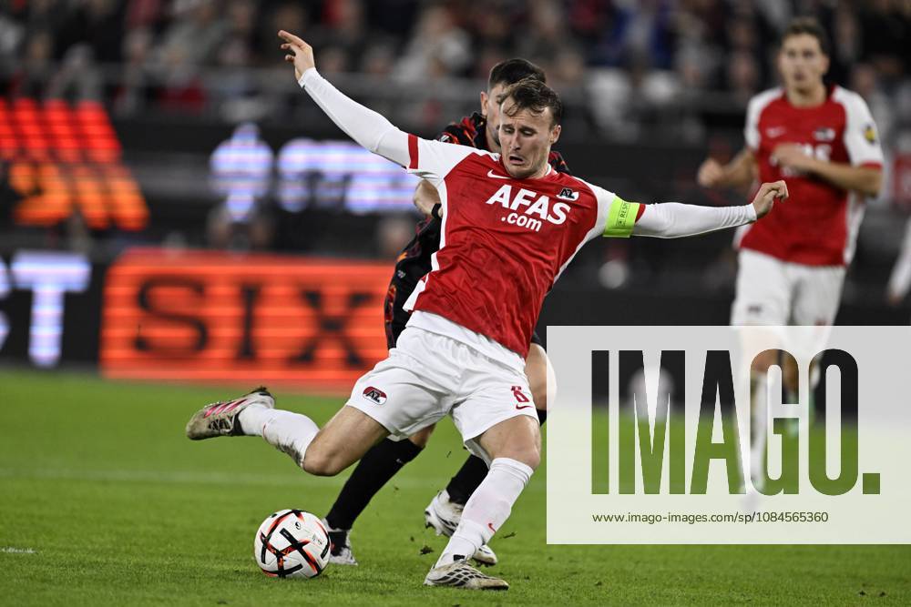 ALKMAAR - Peer Koopmeiners with the 1-0 during the Europa League match between AZ Alkmaar and Hapoel Beer-Sheva at the AFAS Stadium on October 15, 2026 in Alkmaar, the Netherlands. OLAF KRAAK ANP ANPxSportx IVx 572543385 originalFilename: 572543385
