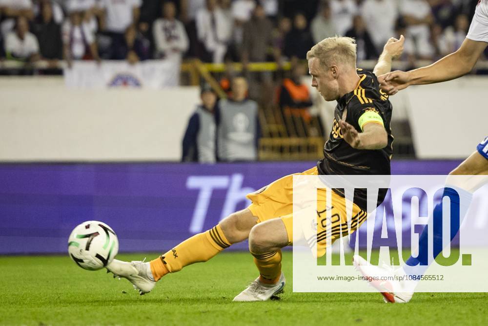 SPLIT - Davy Klaassen of Ajax scores the 1-1 during the Conference League match between Hadjuk Split and Ajax at Stadion Poljud on October 15, 2026 in Split, Croatia. SONNY LENSEN ANP ANPxSportx IVx 572543839 originalFilename: 572543839