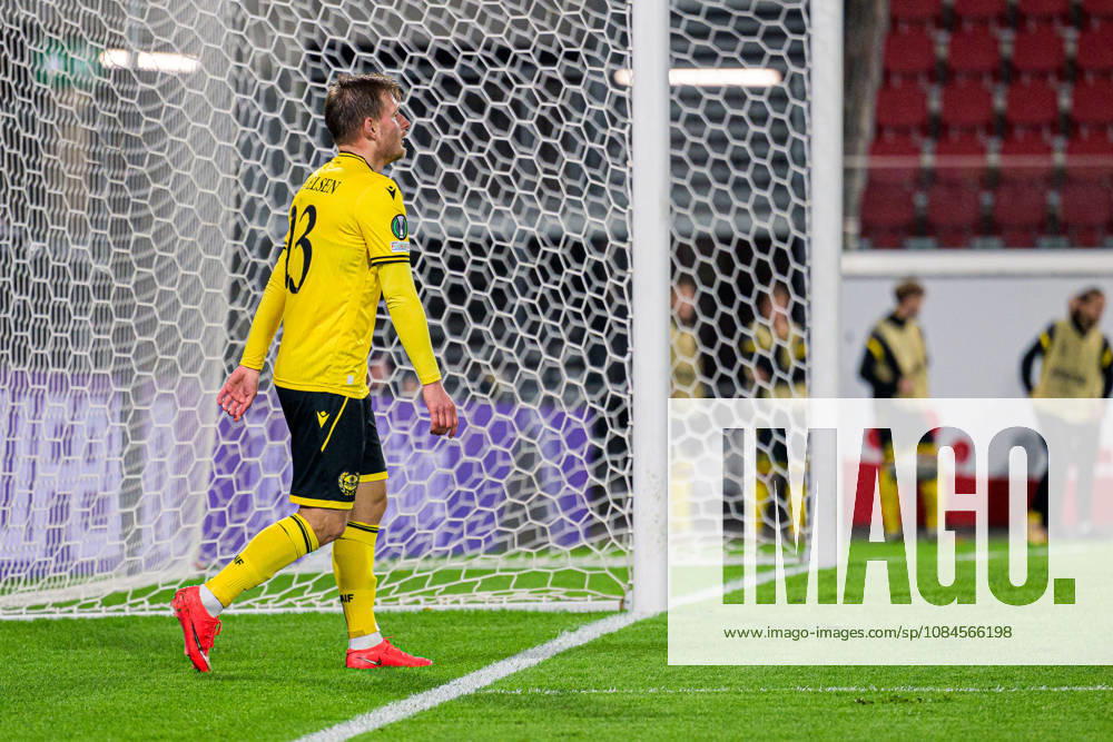 Aki Samuelsen of Mjällby during the UEFA Conference League soccer match between Mjällby and Inter Club d Escaldes on October 15, 2026 in Helsingborg. Photo by Christoffer Borg Mattisson, BILDBYRÅN COP 261 CB0562 soccer football fotball UEFA Conference League Conference League Mjällby in BBENG soccer football fotball UEFA Conference League Conference League Mjällby in BBENG