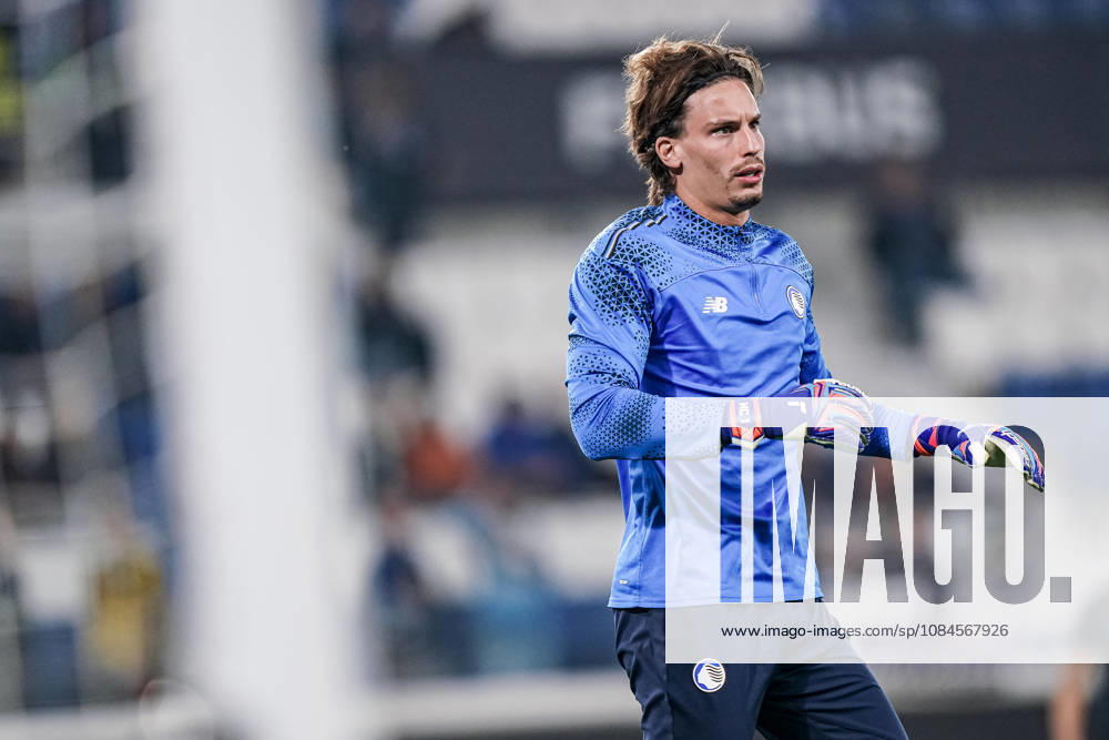 Marco Carnesecchi of Atalanta BC during the UEFA Conference League 2026 27 league phase football match between Atalanta BC and Pafos FC at Stadio di Bergamo on October 15, 2026 in Bergamo, Italy