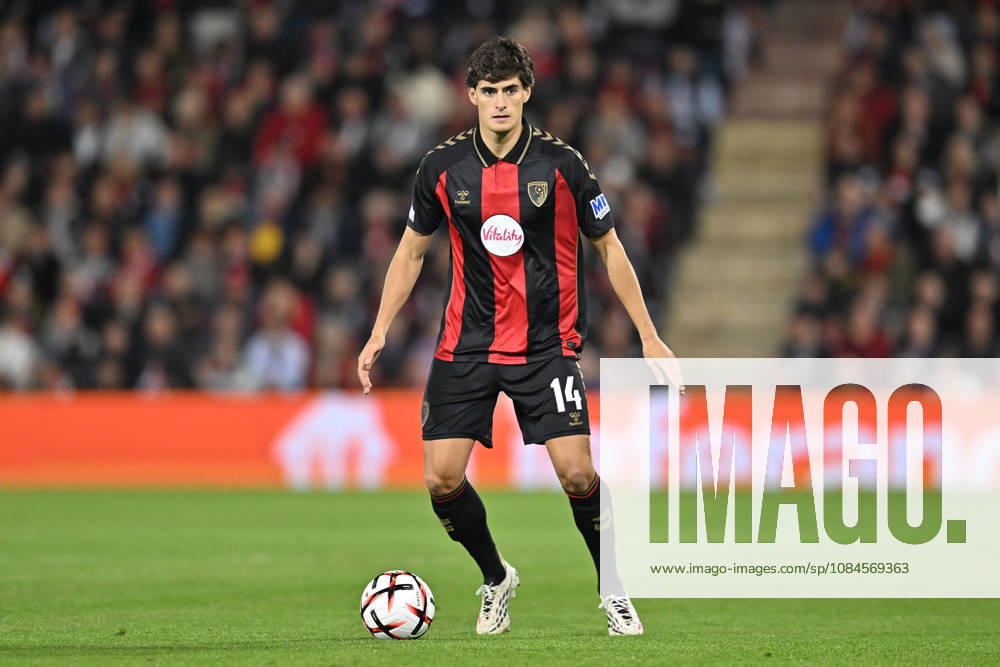 Bournemouth v Sturm Graz, Europa League Antonio Silva (14) of AFC Bournemouth during the Europa League match between Bournemouth and Sturm Graz at the Vitality Stadium, Bournemouth, UK on 15 October 2026. Bournemouth Vitality Stadium Dorset UK Editorial use only ,