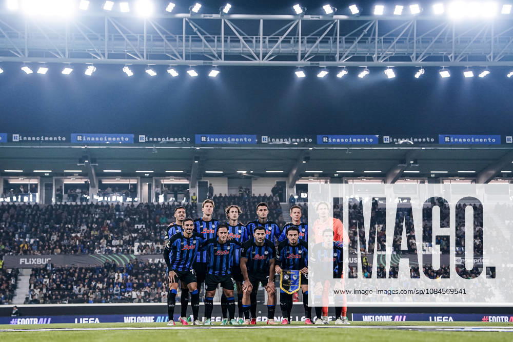 Atalanta team picture during the UEFA Conference League 2026 27 league phase football match between Atalanta BC and Pafos FC at Stadio di Bergamo on October 15, 2026 in Bergamo, Italy