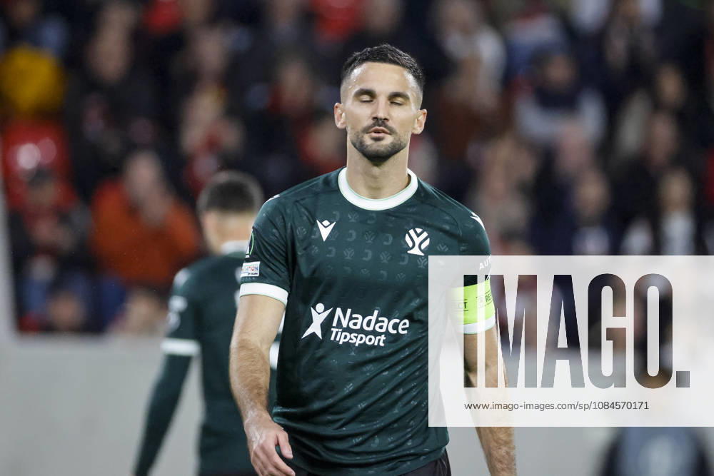 Nemanja Tekijaski, FK Jablonec, 04, Germany, Soccer, UEFA Conference League, Matchday 1, 2026–2027, SC Freiburg vs. FK Jablonec, October 15, 2026, Freiburg im Breisgau, Stadion am Wolfswinkel, Germany
