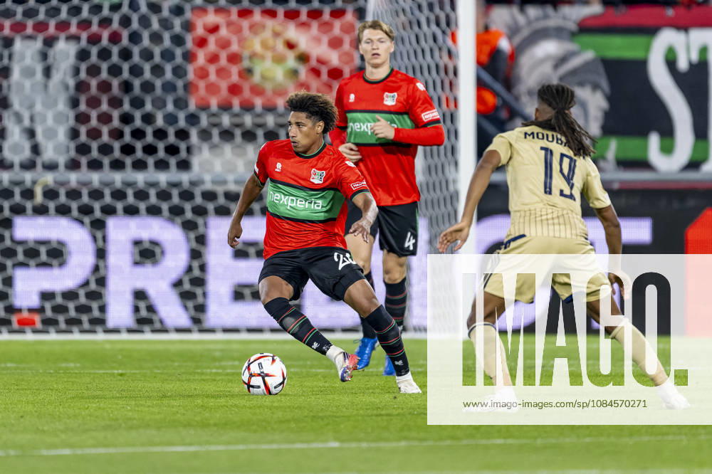 NIJMEGEN NEC Nijmegen midfielder Noe Lebreton during the UEFA Europa League match between NEC and Levski Sofia at Stadion De Goffert on October 15, 2026, in Nijmegen, the Netherlands. Photo by DeFodi Images